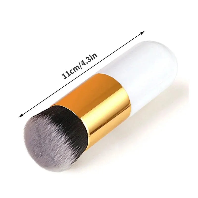Glocken- & Pilz-Foundation-Pinsel (Groß & Klein): Make-up-Pinsel für BB-Cream & Flüssig-Foundation – Streifenfreies & Spurloses Finish