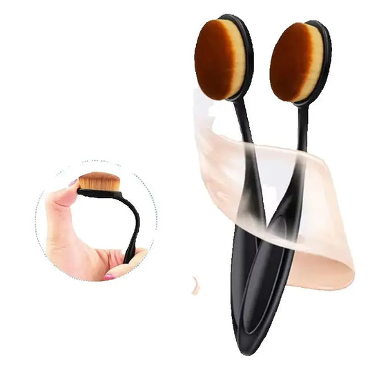 1/2/5/10 Stück Großer Foundation-Pinsel in Zahnbürstenform: Make-up-Tool für schnelles & gleichmäßiges Auftragen von Cremes und Puder