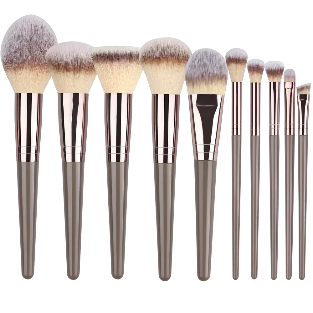 10–20-teiliges Make-up-Pinsel-Set: Foundation-, Concealer-, Puder-, Lidschatten- & Rougepinsel – Kabuki- & Verblend-Kosmetikpinsel für das Gesicht