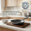 SlickShear™ Everyday Non-Stick Frying Pan (with Advanced Oil-Distribution Grid)