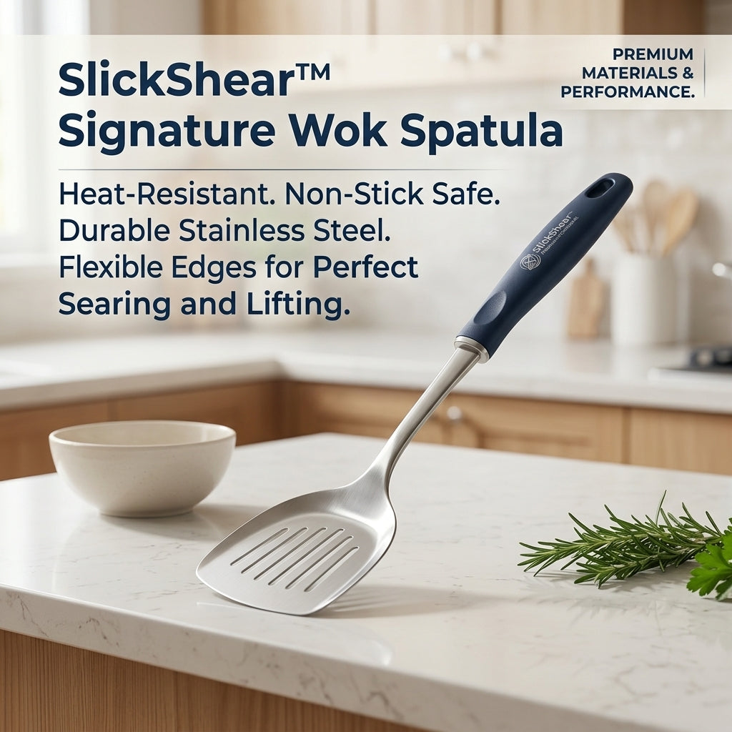 SlickShear™ Hydro-Glide Linear Cooking Spatula (with Architectural Flex-Spine)